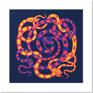 Ouroboros Serpents Knot Posters and Art